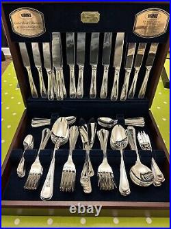 100 Piece Buxton Canteen Of Cutlery Silver Plated