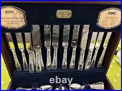 100 Piece Buxton Canteen Of Cutlery Silver Plated