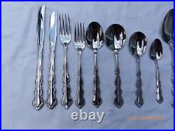 102 Piece Oneida Stainless Steel Deluxe Mozart Pattern Cutlery Canteen Set