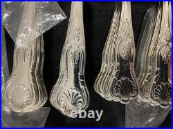 124 Piece Stainless Steel Cutlery Set Sheffield EPNS Silver plated