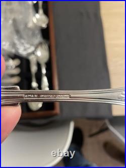 124 Piece Stainless Steel Cutlery Set Sheffield EPNS Silver plated