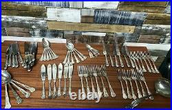 127 Pieces of Heavy Silver Plated Kings Pattern Sheffield Cutlery