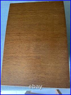 131 Piece Roberts & Doré Sheffield Silver Plated Solid Oak Canteen EPNS A1