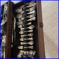 139 Piece Chinacraft Canteen of Silver Plated Cutlery 12 Settings KINGS DESIGN