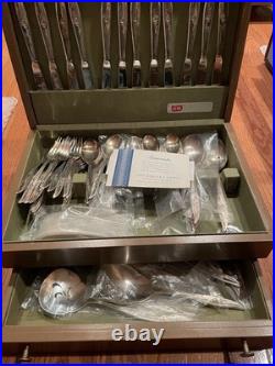 1847 Roger Bros Silver Plate Flatware Set IS. (83 pieces)