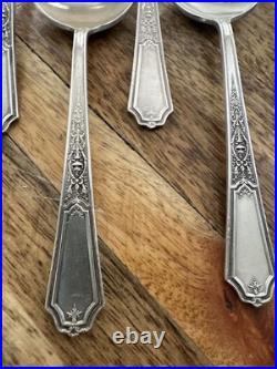 1847 Roger's Bros Ancestral Silver Plate Silverware Lot 54 Pcs