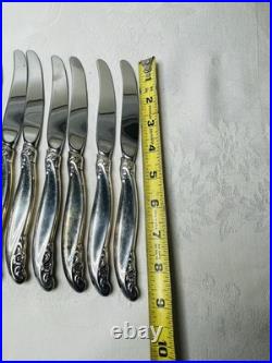 1847 Rogers Bros Vintage Silver Plate Leilani 51 Piece Flatware Set For 8