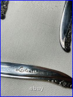 1847 Rogers Bros Vintage Silver Plate Leilani 51 Piece Flatware Set For 8