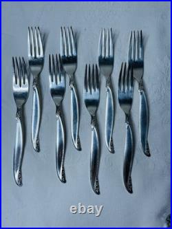 1847 Rogers Bros Vintage Silver Plate Leilani 51 Piece Flatware Set For 8