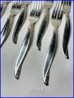 1847 Rogers Bros Vintage Silver Plate Leilani 51 Piece Flatware Set For 8 1847 Rogers Bros Vintage Silver Plate Leilani 51 Piece Flatware Set For 8