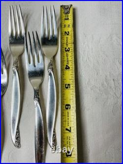 1847 Rogers Bros Vintage Silver Plate Leilani 51 Piece Flatware Set For 8