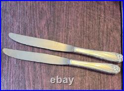 1847 Rogers Brothers 103 Piece Silver Plate 1950 Daffodil Flatware Set Box