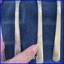 1881 Rogers Oneida SURF CLUB Ocean Waves, silverplate flatware 8 Each, 40 Pieces