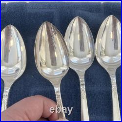 1881 Rogers Oneida SURF CLUB Ocean Waves, silverplate flatware 8 Each, 40 Pieces