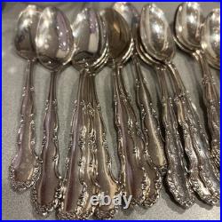 1881 Rogers Oneida Silver Plate Silverware Flatware 52 Piece VINTAGE
