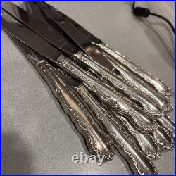 1881 Rogers Oneida Silver Plate Silverware Flatware 52 Piece VINTAGE