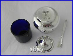 1960's Eric Clements Design Classic Silver Plated 4-piece Condiment / Cruet set