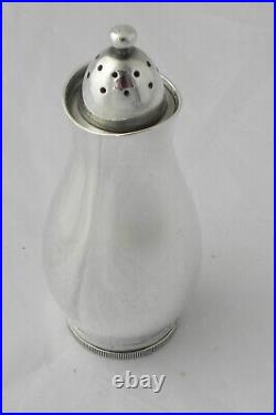 1960's Eric Clements Design Classic Silver Plated 4-piece Condiment / Cruet set