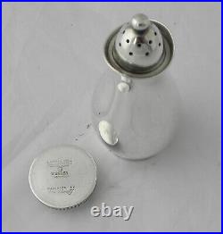 1960's Eric Clements Design Classic Silver Plated 4-piece Condiment / Cruet set