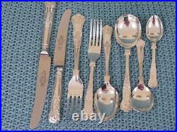 1970's SILVER PLATED CANTEEN CUTLERY 66 PIECES, 7 PLACE SETTINGS & EXTRAS EX CON