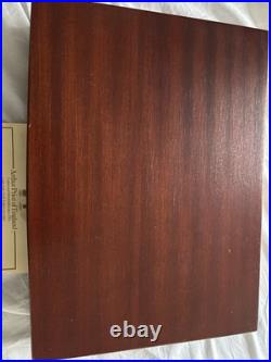 1990 56 Piece Arthur Price of England Silver Plated Cutlery Set In Box Complete