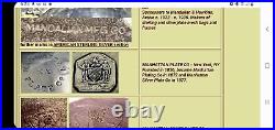 19th C. Antique 6 Piece Manhattan Plate Co Silver Plated Coffee Tea Service Set