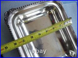 19thc Georgian Old Sheffield Plate 3 Piece Entree Covered Warming Server Dish