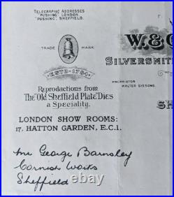 19thc Georgian Old Sheffield Plate 3 Piece Entree Covered Warming Server Dish