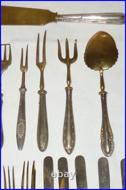 20 Old Silver Cutlery Pieces Silver 800 Fruit Cutlery Old
