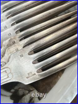 23 Piece Silver Plated Cutlery Set Christofle Vendôme Shell Model