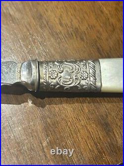24 Pieces J S & S Silver Plated Fish Knives Forks Mother of Pearl Canteen Box