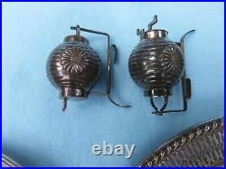 (2)-Sterling Silver Plates and S/P Shakers