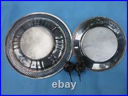 (2)-Sterling Silver Plates and S/P Shakers