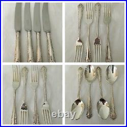 30 Pieces Of George Butler Silver Plated Gadroon Pattern Cutlery