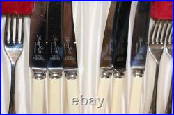 30 piece silver plate cutlery set in original lined box Aberdeen