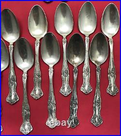 32 Pc VINTAGE Grape Silverplated MIX 1847 Rogers & Bro Mono / Craft Lot