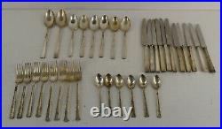 33 Piece Set Of Smith Seymour Kenilworth Design Silver Plated Cutlery G28