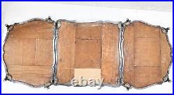3 Piece Christofle French Silver Plate Mirrored Table Plateau Surtout de Table