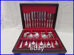 40 Silver Plated Sheffield 44 Piece Cutlery Set Stunning Condition