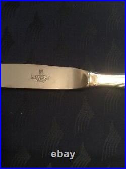 43 Piece Vintage Regency Silver Plated Kings Pattern Cutlery Set in Wooden Box