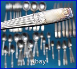 44 Pc WESTMINSTER Pattern Flatware Mix Elkington Plate