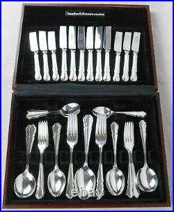 44 Piece Canteen Dubarry Pattern Silver Plated Epns Vintage Cutlery