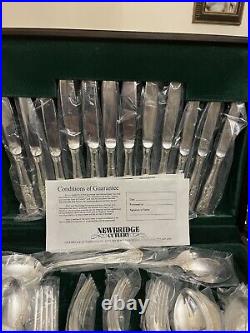 44piece Silver Plated Canteen Of Cutlery By Newbridge