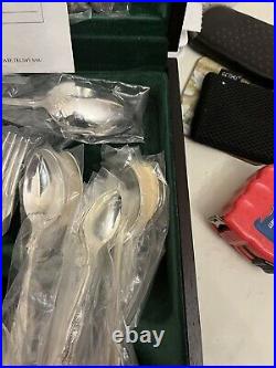 44piece Silver Plated Canteen Of Cutlery By Newbridge