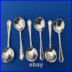 46 Piece Dubarry Pattern EPNS A1 Silver Plated Canteen Cutlery Set Boxed (VGood)