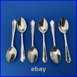 46 Piece Dubarry Pattern EPNS A1 Silver Plated Canteen Cutlery Set Boxed (VGood)