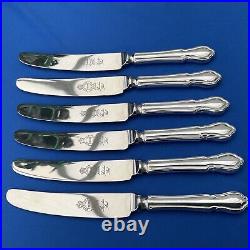 46 Piece Dubarry Pattern EPNS A1 Silver Plated Canteen Cutlery Set Boxed (VGood)
