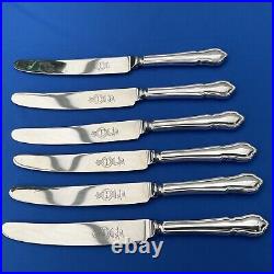 46 Piece Dubarry Pattern EPNS A1 Silver Plated Canteen Cutlery Set Boxed (VGood)