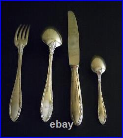 47 Piece Silver Plated Cutlery Set 84 Gr Stamped S Epee A