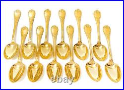 48 Piece Christofle Marly Gold Plated Service for 12